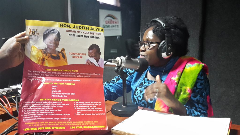 Kole Woman MP Judith Alyek Defends 20 Million MPs’ “Corona Cash”