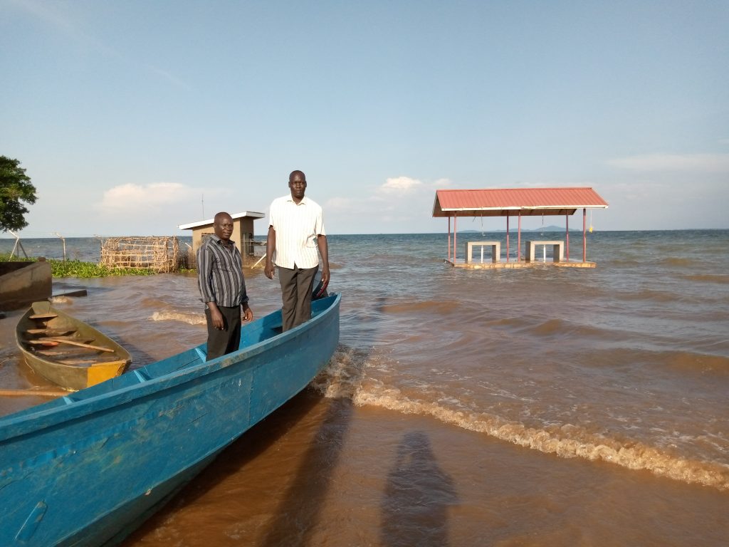 Rising Water Level Submerges Fishing Facilities In Amolatar District